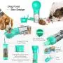 Dog Water Bottle - 4 in 1 Leak Proof Dog Dispenser with Drinking or Food Bowl, ABS Food Grade Material, Upgraded Dog Waste Bags and Litter Scoop, Portable Dog Cat Water Bottle for Hiking, Travel Dog Water Bottle - 4 in 1 Leak Proof Dog Dispenser with Drinking or Food Bowl, ABS Food Grade Material, Upgraded Dog Waste Bags and Litter Scoop, Portable Dog Cat Water Bottle for Hiking, Travel