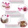 Legendog Small Cat Slow Feeder Cat Food Ball Mice Water Droplet Bone Tumbler Shaped Pet Treat Ball Cat Food Toy Ball Pet Food Ball