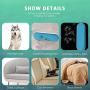 Pet Hair Remover Brush -lint Remover for pet Hair -pet hair remover for furniture -Animal Hair Removal Tool-Double-Sided Lint Brush with Self-Cleaning Base -Removes Dog Cat Fur from Clothing Furniture
