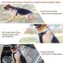 Rision Dog Harness No Pull Dog Harness Adjustable Outdoor Reflective Pet Vest No-Pull Dog Harness with 2 Leash Clips for Small, Medium, Large Dogs, Easy Control Handle for Walking