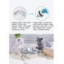 Xihouxian Pet Fountain, Dog Cat Drinking Fountain Stainless Steel Live Water Circulation Intelligent Pet Water Dispenser C40