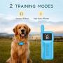 MASBRILL Dog Training Collar - Rechargeable and Waterproof Dog Collar with 3 Training Modes, Up to 1000Ft Remote Range