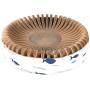 LUCKITTY Cat Scratcher for Indoor Cats Cardboard 2in1 Cat Scratching Pad & Lounge - Durable Cat Scratch Couch Bed with Small Fish Pattern - DIY Splicing Assembly