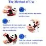 Dog Muzzle Breathable Mesh Mask Stop Biting, Barking and Chewing, Cover with Hook & Loop for Dogs, Adjustable Dog Muzzle Breathable Mesh Mask Stop Biting, Barking and Chewing, Cover with Hook & Loop for Dogs, Adjustable