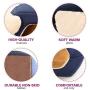 Bow Meow PREMIUM Pet Bed/Cave, Cat Bed and Cave, Small Dog Bed, 2-in-1 foldable, soft, warm, washable pet bed with a pillow.
