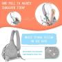 SlowTon Pet Dog Sling Carrier, Comfortable Firm Bottom Sling for Small Dogs Cats Hand Free Breathable Papoose Travel Bag Tote Adjustable Padded Shoulder Strap Storage Pockets Safety Belt Washable