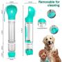 Esing Dog Water Bottle for Walking,Portable Puppy Drink Cup,17oz Pet Travel Water Bowl Dispenser with Food Containers&Garbage Bags