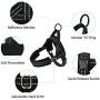 SlowTon No Pull Small Dog Harness and Leash, Heavy Duty Easy for Walk Vest Harness Soft Padded Reflective Adjustable Puppy Harness Anti-Twist Pet Lead Quick Fit for Small Dog Cat Animal
