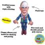 FUZZU Joe V. Mike Set/2 Dog Toys, Joe (17'' Size) + Mike (17'' Size)