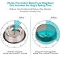 MKLZ Slow Feeder Dog Bowls,Puzzle Dog Bowl Slow Feeders,Fun Slow Feeder Cat Bowl,Round Interactive Tumbler Maze Food Feeder Dish,Pet Bowls(Blue)