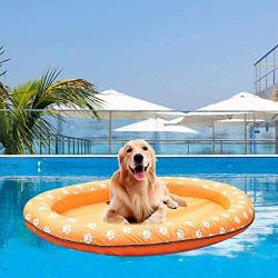 Rxan Dog Pool Float - Floating Rafts Swimming Pool Water Toys Inflatable Pet Pool Float Summer - 55in x 35in