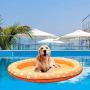 Rxan Dog Pool Float - Floating Rafts Swimming Pool Water Toys Inflatable Pet Pool Float Summer - 55in x 35in