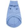 Small Dog Sweater, Warm Pet Sweater, Cute Knitted Classic Dog Sweaters for Small Dogs Girls Boys, Cat Sweater Dog Sweatshirt Clothes Coat Apparel for Small Dog Puppy Kitten Cat (Small, Light Blue)