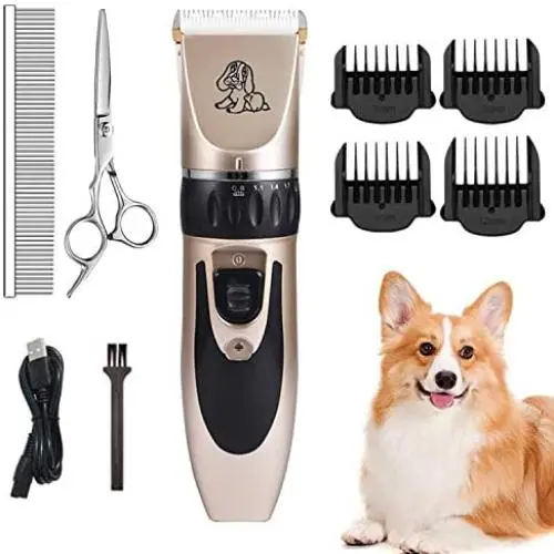 AIPET Dog Clippers Cordless Pet Hair Grooming Clippers Kit, Professional Low Noise Rechargeable Cordless Cat and Dog Clippers AIPET Dog Clippers Cordless Pet Hair Grooming Clippers Kit, Professional Low Noise Rechargeable Cordless Cat and Dog Clippers