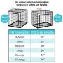 Pet Dreams Complete 3 Piece Crate Bedding Set! The Original Crate Cover, Crate Pad and Crate Bumper for Double Door Dog Crate