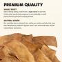 Downtown Pet Supply All Natural BBQ Rawhide Bulk Chew Treats, Long Lasting, Large Thick Cut Beef Rawhide Chips (3'' x 7'' in, 3 LB)