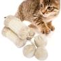 3PCS Cat Scratcher Natural Sisal Mini Cat Scratching Post Pet Claws Care Toys Interactive Training Toy with Plush Ball