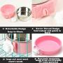 Love Dream Crate Dog Bowl Removable Stainless Steel Water Food Feeder Bowls Cage Coop Cup for Cats, Dogs, Rabbits and Small Animals