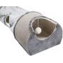 Royal Pet Club Cuddly Condos Gray, Joined by Tunnel, Sisal Scratching Surface Gray (43000)