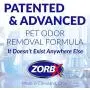 ZORBX Smell Nothing Pet Odor Remover – Safe for All, Even Pets and Children, with No Harsh Chemicals, Perfumes, or Fragrances, Stronger Safer Pet Odor Remover Works Instantly