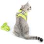 SMALLLEE_Lucky_Store CWYP00127 Ultra Suede Small Dog Cat Harness Leash Dots Bow