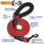 tobeDRI No Pull Dog Harness Adjustable Reflective Oxford Easy Control Medium Large Dog Harness with A Free Heavy Duty 5ft Dog Leash