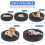 FOCUSPET Dog Bed Cat Bed Donut, Pet Bed Faux Fur Cuddler Round Comfortable for Small Medium Large Dogs Ultra Soft Calming Bed Self Warming Indoor Sleeping Bed Multiple Sizes (20/24/32/40/46) FOCUSPET Dog Bed Cat Bed Donut, Pet Bed Faux Fur Cuddler Round Comfortable for Small Medium Large Dogs Ultra Soft Calming Bed Self Warming Indoor Sleeping Bed Multiple Sizes (20/24/32/40/46)