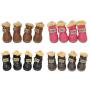 WINSOON Dog Australia Boots Pet Antiskid Shoes Winter Warm Skidproof Sneakers Paw Protectors 4-pcs Set