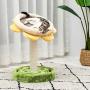 Made4Pets Cat Tree, Three-in-one Cat Scratching Post, Sunflower Shape Cat Lounge Bed with Cat Funny Balls for Small to Adult Cats