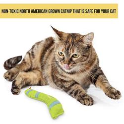 OurPets 100% North American Catnip Filled Cat Toys (Interactive Cat Toys for Indoor Cats, Kitten Toy, Cat Chew Toy & Catnip Toys for Cats) Great for Cats who enjoy Catnip & Interactive Cat Toys