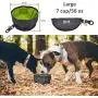 AYADA Collapsible Dog Travel Bowls Large,Portable Pet Travel Bowls Foldable Fabric Canvas for Medium Large Dogs,Waterproof Water Food Travel Bowl with Clip Zipper for Outdoor Camping Hiking (2 Pack) AYADA Collapsible Dog Travel Bowls Large,Portable Pet Travel Bowls Foldable Fabric Canvas for Medium Large Dogs,Waterproof Water Food Travel Bowl with Clip Zipper for Outdoor Camping Hiking (2 Pack)