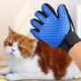 Pet Grooming Tool- Dematting Comb/Grooming Glove Set, 2 Sided Undercoat Grooming Rake for Cats/Dogs, Safely and Easily Removes Matted Tangles, Deshedding Brush Glove- Efficient Pet Hair Remove-2Pack