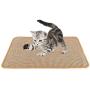 SlowTon Cat Scratcher Mat, 15.7'' X 23.6'' Durable Natural Sisal Protecting Carpet Sofa Furniture Woven Rope Scratching Pad for Cat Grinding Claws, Anti-Slip Cat Playing Sleeping Scratch Toy