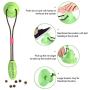 WLHOPE Dog Chew Toys for Aggressive Chewers Medium Large Breed Suction Cup Interactive Puzzle Tug of War Pull Toy Puppy Teeth Cleaning (Green)