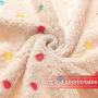 SCIROKKO Fleece Soft Dog Blanket - Warm Coral Velvet Best Cute Crate Bed Couch Cover Blankets- for Dogs and Cats