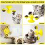 MBTRY Cats Ball Windmill Catnip Toy Interactive Chew Toys for Indoor Cat Turntable Teasing Interactive Toy, Funny Kitten Windmill Ball, Massage Scratching Tickle
