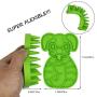 KIRTI Groom Brush,Massag Brush for Dogs, Cats, Small Animals and Pets with Short Hair Grooming Bathing Massaging and Deshedding Silicone Brush,Soft Rubber Bristles