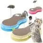 ocijf179 Cat Toy Pet Cat Kitten Track Ball Bell Disc Mouse Doll Spring Plate Interactive Toy - Blue ocijf179 Cat Toy Pet Cat Kitten Track Ball Bell Disc Mouse Doll Spring Plate Interactive Toy - Blue