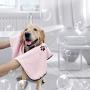 GAPZER Microfiber Bath Dog Towel Super Absorbent Pet Ultra Drying Towels for Small, Medium, Large Dogs and Cats