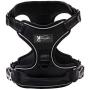 Copatchy Dog Harness No-Pull Pet Harness Adjustable Outdoor Vest 3M Reflective Oxford Material Easy Control for All Sized Dogs