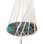 HIPIPET Cat Hammock Bed with 2 Cushions Tapestry Swing Bed Macrame Cotton Rope Cat Window Perch Wall Hanging Cat Bed for Indoor Cats Sleeping