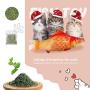 HI NINGER Electric Floppy Fish Cat Toy 4 Pieces for Indoor Playing Fun Cat Play Toy, Cat Toys for Indoor Cat Dog-Imitation Mouse, Catnip, Cat Teaser Stick