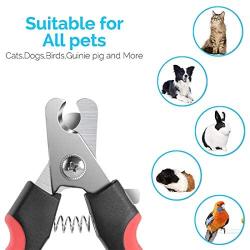 NIUTA Dog Nail Trimmer Large Breed with Quick Sensor,Professional cat Nail Clipper with Safety Guard and Nail File