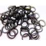 NikoNiko 5 Large 5 Small Black Rubber Thumb Ring Sizing Insert for Grooming Scissors