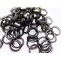 NikoNiko 5 Large 5 Small Black Rubber Thumb Ring Sizing Insert for Grooming Scissors
