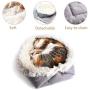 Sensfun Pet Bed for Cats Small Dogs, Function 2 in 1 Soft Plush Blanket for Indoor Cats Dogs Fluffy Pet Bed for Kittens Puppy Dog, Machine Wash & Dryer Friendly