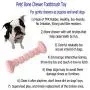 Arestle 2 Pack Pets Double Feeding Bowls and Dog Cat Bone/Gear Aggressive Chewers Bite Toothbrush Toy, Anti-Choke Slow Eat Feeder Anti-Wet Mouth Clean Water Bowl