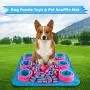 AXUAN Dog Food Mat, Snuffle Mat for Dogs, Great for Stress Relief & Pet Slow Feeding Training, Pets Puzzle Interactive Toys Activity Feeder Mat for Small or Large Cats and Dogs Indoor Outdoor