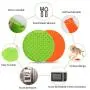 Lick Mat for Dogs Large Size 2pcs, Dog Washing Distraction Device, Peanut Butter Lick Pad with Strong Suction for Bathing, Grooming and Training Lick Mat for Dogs Large Size 2pcs, Dog Washing Distraction Device, Peanut Butter Lick Pad with Strong Suction for Bathing, Grooming and Training