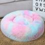 ZEJEUER Soft Washable Comfortable Pet Bed Round Nest Sleeping Sofa for Cats and Dogs GS010